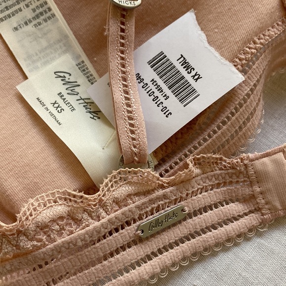 Gilly Hicks Hollister Lace Bralette Pink XXS - Picture 3 of 4